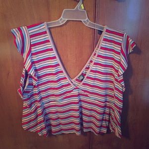 Sexy Retro Wild Fable Retro Crop Top